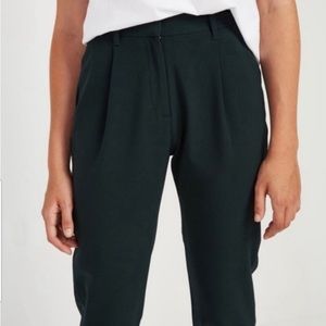 Frank and Oak Black Grant tapered pant